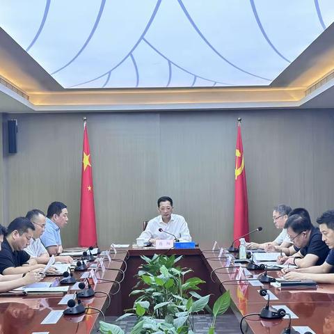 蒋阳副主任组织召开航天基地三季度重点项目推进工作调度会