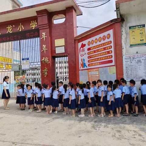 “参观小学初体验、幼小衔接促成长”——上龙小学附属幼儿园幼小衔接参观小学活动