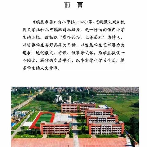 阳春市八甲镇中心小学《鹅凰春苗》校园报总第二十四期