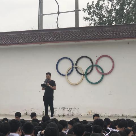 徐集一中初二地生学考考前心理疏导活动