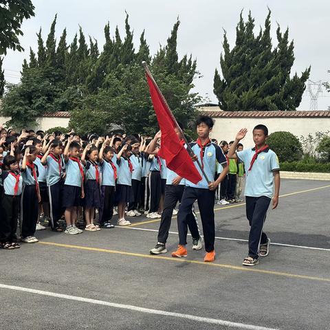 徐闻县城北乡石岭小学2023年 “红领巾奖章”争章启动仪式