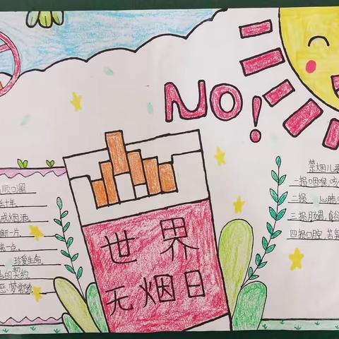 无烟，为成长护航—甄洼小学世界无烟日主题教育活动