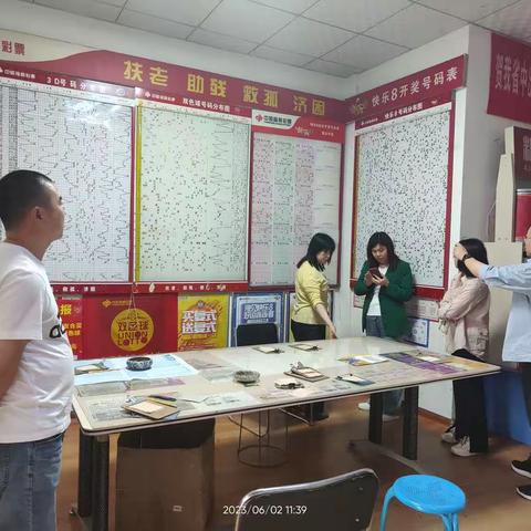 鹤壁市福彩中心组织先进站点走进新乡市福彩中心学习交流