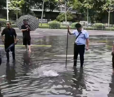 抗台护居民，尽职尽责无愧我心