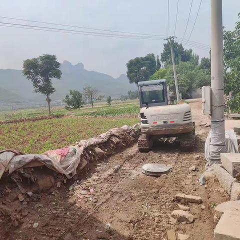 孙庄乡北防口村改善环境硬化道路