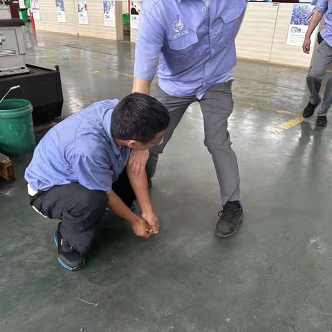 模具分厂开展机加伤害演练