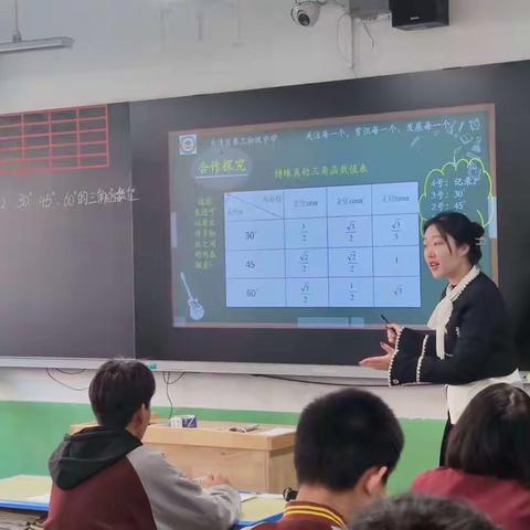 数学组三研四备五流程主题教研——《特殊角的三角函数值》