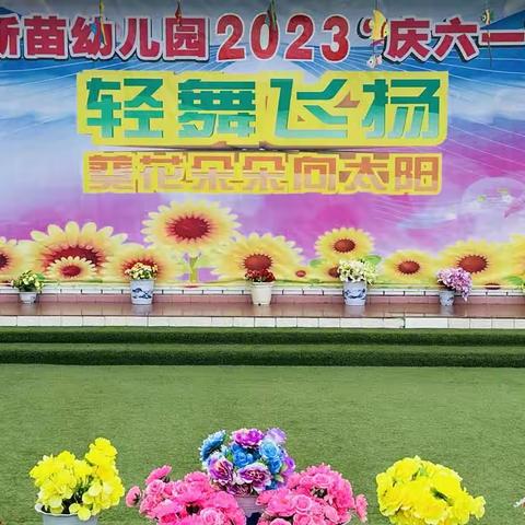 “轻舞飞扬，葵花朵朵向太阳”-------2023年新苗幼儿园六一文艺主题活动