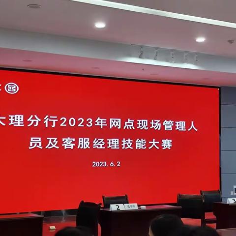 工商银行大理分行成功举办2023年运行管理业务技能大赛