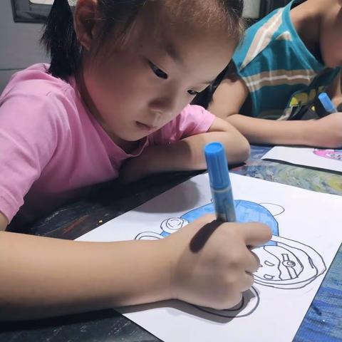 彩虹画室2023暑假绘画班第1课总结