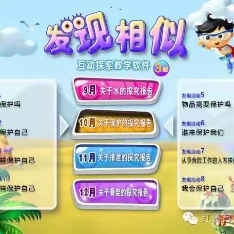 【冠博幼儿园】朵朵班——《发现相似：关于保护的探究报告》延伸活动