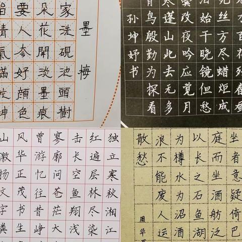 写字不畏难 作字如人然——枫树山美联小学1902班“书写素养检测”学生作品展