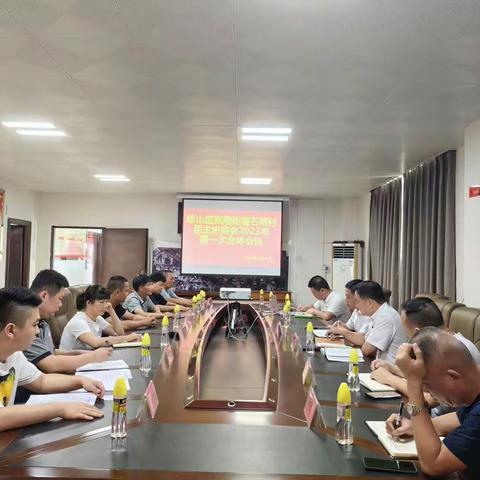 琼山区凤翔街道石塔村村务协商会第一次会议