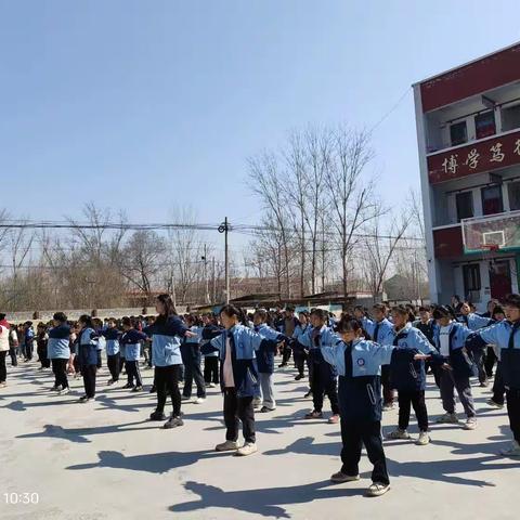 “传承甲骨文化 强健师生体魄”——内黄县楚旺镇爱博小学甲骨文广播体操现在开始