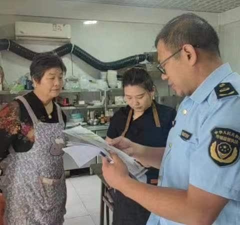 埠村市场监管所开展网络餐饮服务食品安全专项整治