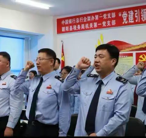 以共建促党建    重温誓词再出发        ——朝阳县税务局与中国银行总行开展支部共建