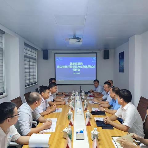 国家能源局总经济师郭智调研指导海口桂林洋开发区增量配电业务改革试点建设工作