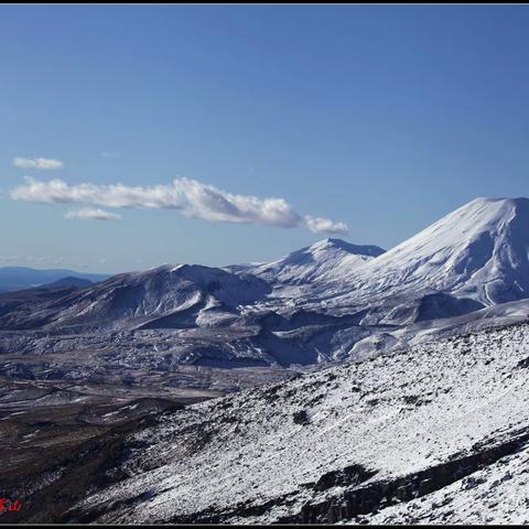 新西兰北岛游 ，Whakapapa滑雪场