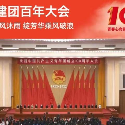 温县城内小学组织全校少先队员观看庆祝中国共产主义青年团成立100周年大会盛况