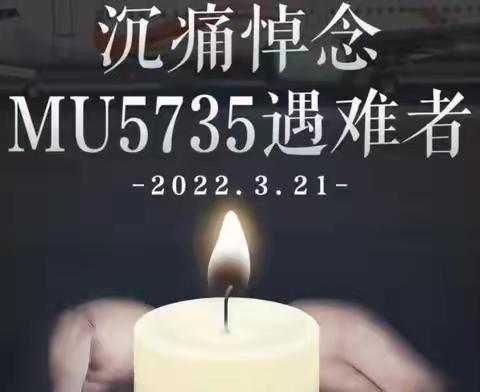 逝者哀思，珍爱生命，——路家坊小学举行“3·21”空难哀悼仪式