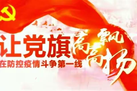 河西区上海道小学党组织开展“党旗高擎战疫情，凝心聚力勇争先”主题系列活动