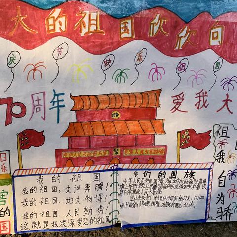 鲁化厂区学校举行“庆祝建国七十周年，实现美丽中国梦”手抄报比赛活动