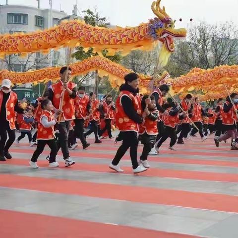 新启航幼儿园“玉兔辞旧 金龙迎新”新年主题亲子运