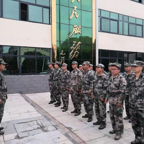 武功乡：民兵应急排抗洪抢险一线展风采