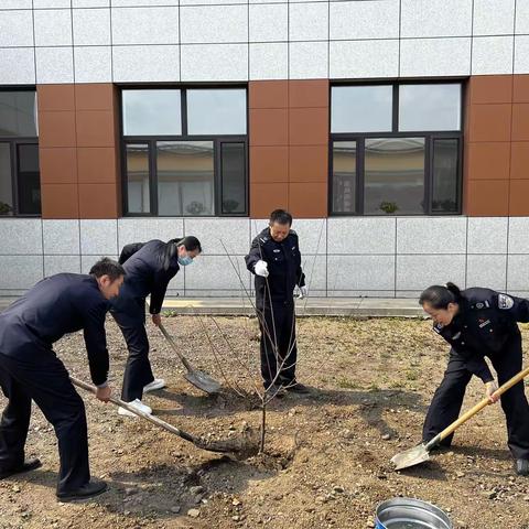 玉泉收费站开展“党建引领聚合力 植树育人促发展”主题党日活动