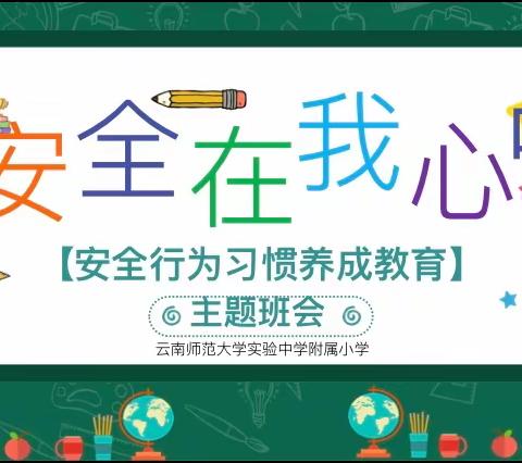 【安全在我心】云南师范大学实验中学附属小学二年级进行安全行为习惯养成教育