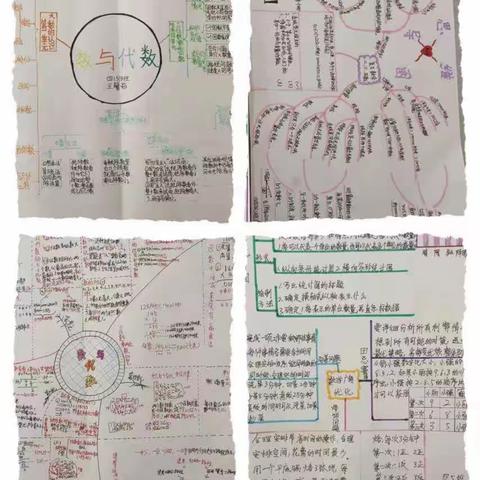 数学狂想曲～记四年级期末以思维导图引领学生自主复习