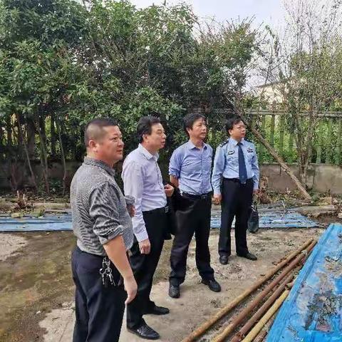 县禁毒办领导及漕河镇领导再次调研罗州城中心戒毒社区禁毒工作