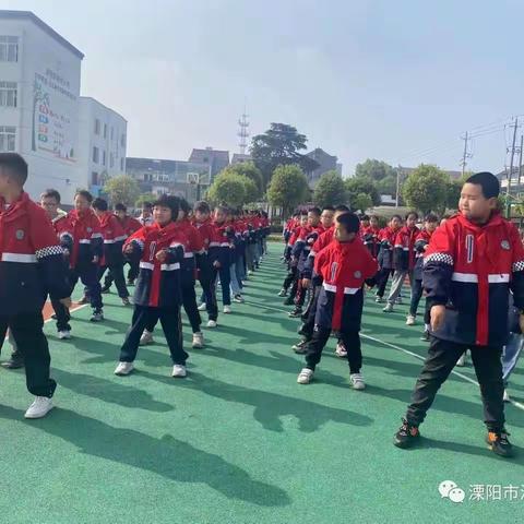 活力校园，健康成长—溧阳市汤桥小学武术操、大课间活动