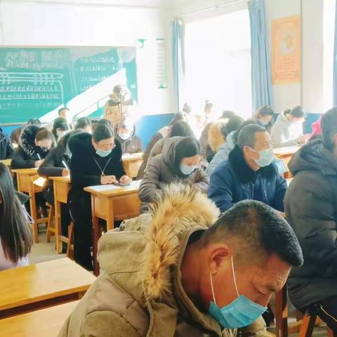 石臼窝中学参加2022年寒假期间中小学在职教师有偿补课集中整治暨师德建设警示教育工作视频会议