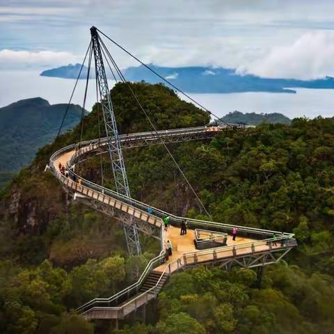 马来西亚自由行之三：东方村、天空之桥、巨鹰广场。