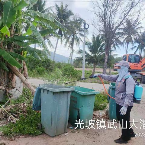 【2023年6月5日】广东碧浪害虫防治有限公司在陵水县光坡镇开展病媒生物防治工作