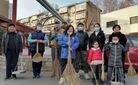 【千佛山街道】院落卫生大扫除 网格居民齐献力