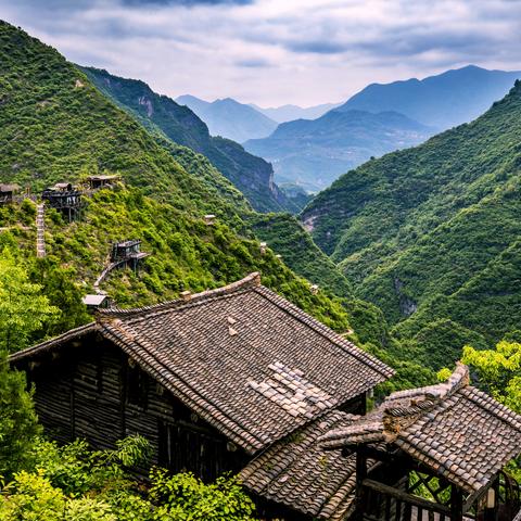 秦岭仙境  天蓬山寨