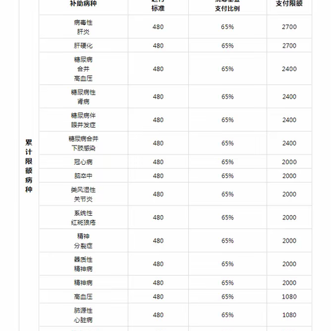 2022年城乡居民医疗保险待遇