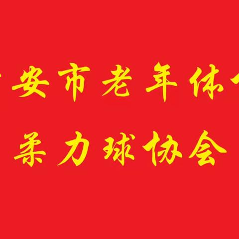 吉安市老年体协首届柔力球（竞技）模拟赛暨裁判员培训班