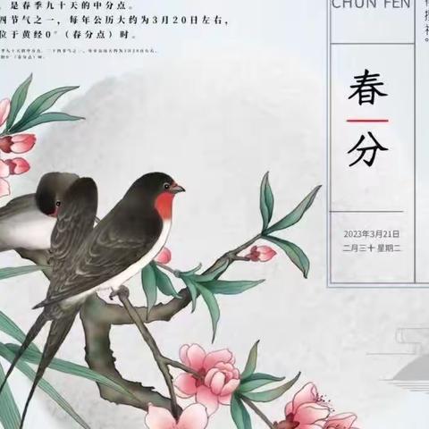 春趣盎然，莫负春分好时光——中班段二十四节气之“春分”活动