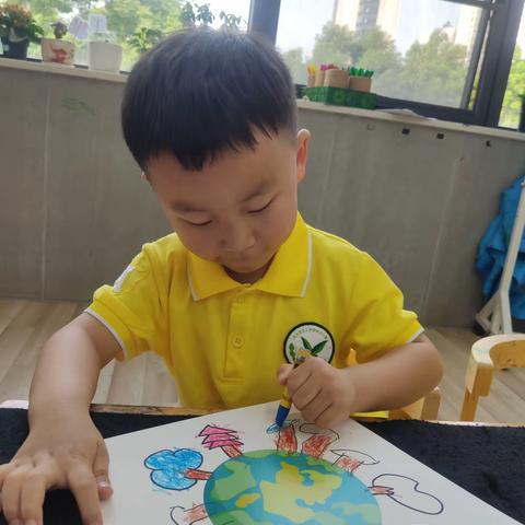 美术《一起种树吧》。