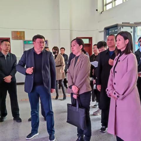 濮阳市市委政法委一行到金明池街道调研市域社会治理现代化试点工作