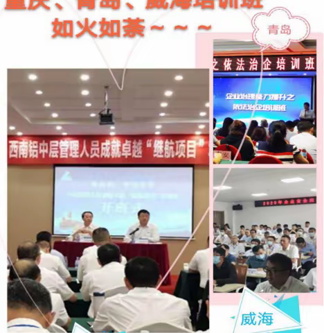 中铝党校（大学）培训业务遍地开花