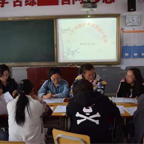 共反思  促发展—明德小学期中考试教学质量分析会