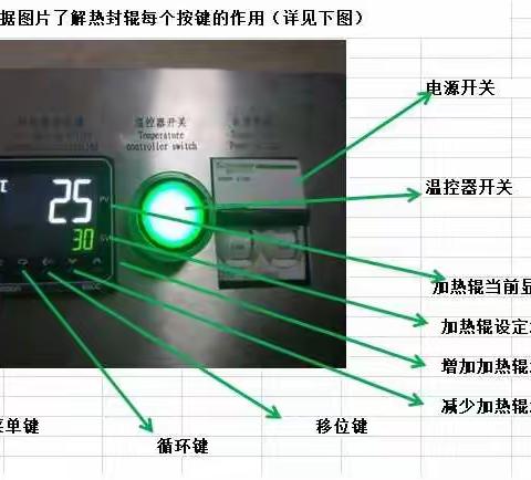 加热辊操作方法