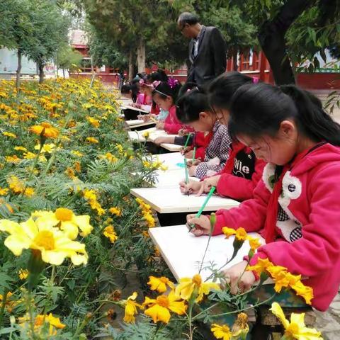 幸福像花儿一样…… （西营镇学区宏寺小学美术社团活动实录）