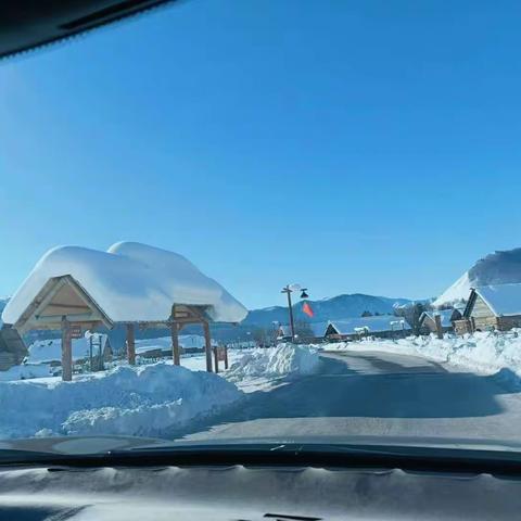 只要出去，雪景也是美丽的