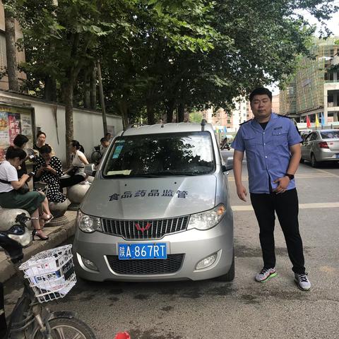 莲湖区市场监管局枣园食药所开展中考考场保障活动