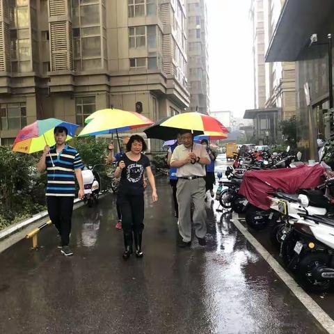 【同心格】【文东街道万豪居委会】“闻汛”而动，风雨中的网格蓝